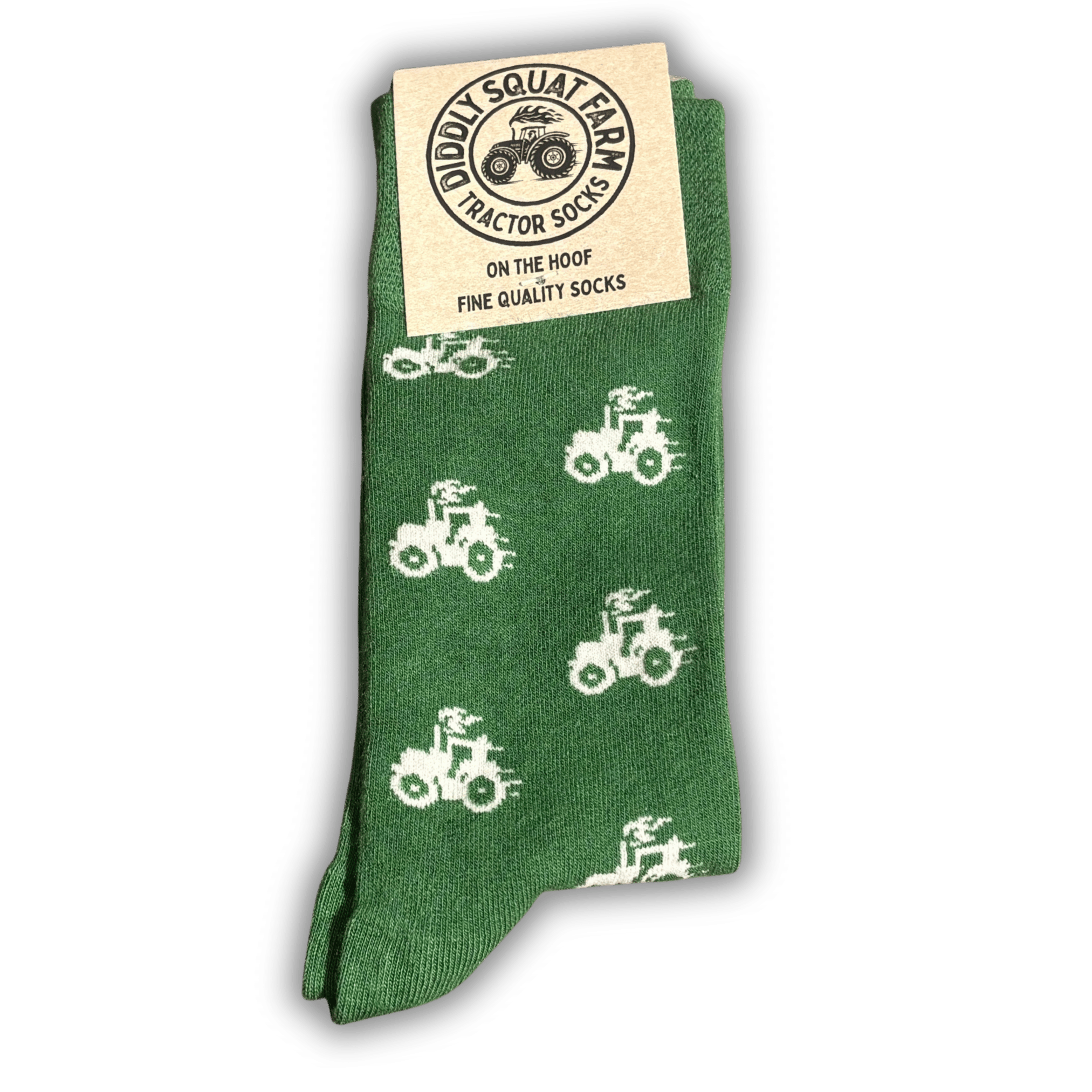 Green Tractor Socks