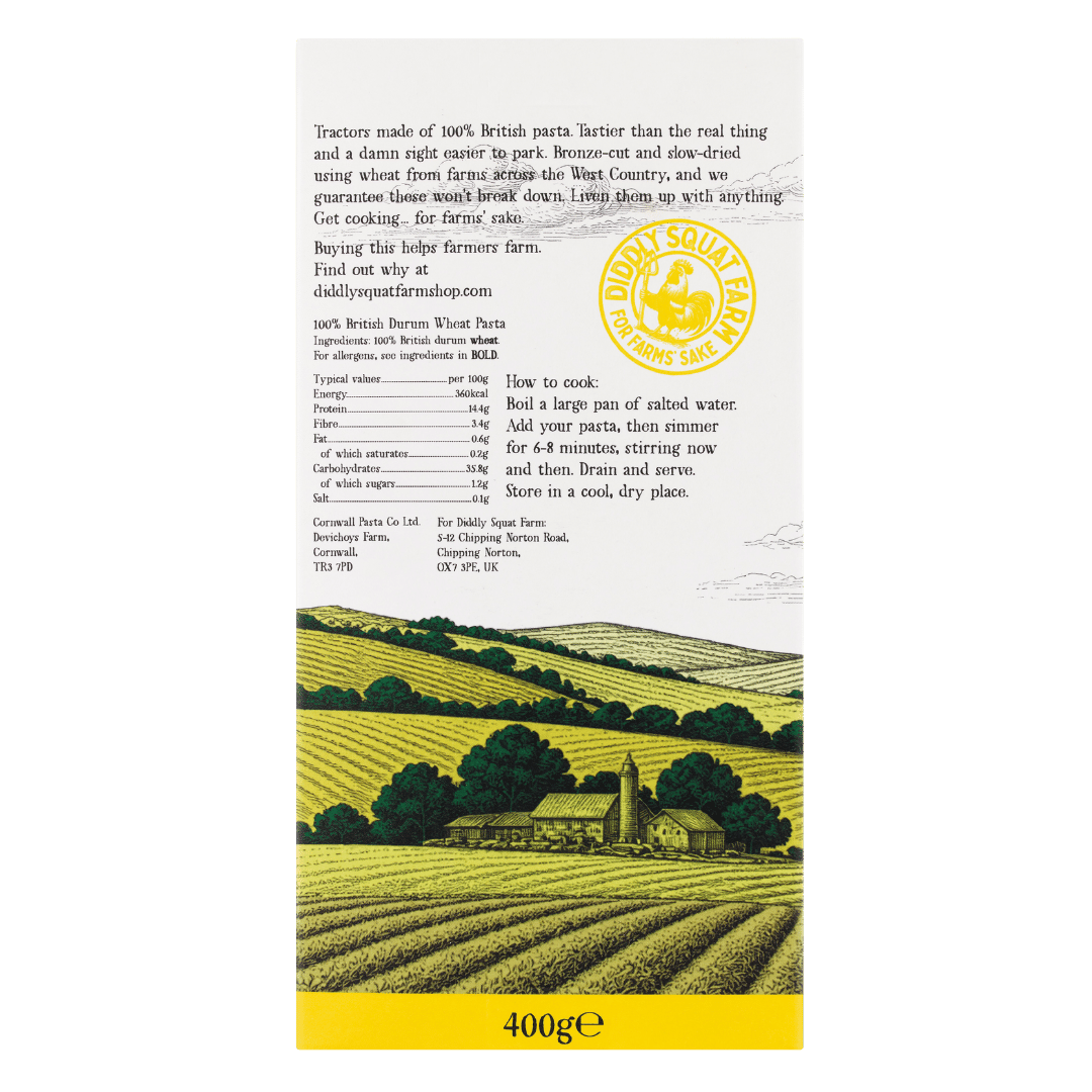 Diddly Tractor Pasta 400g