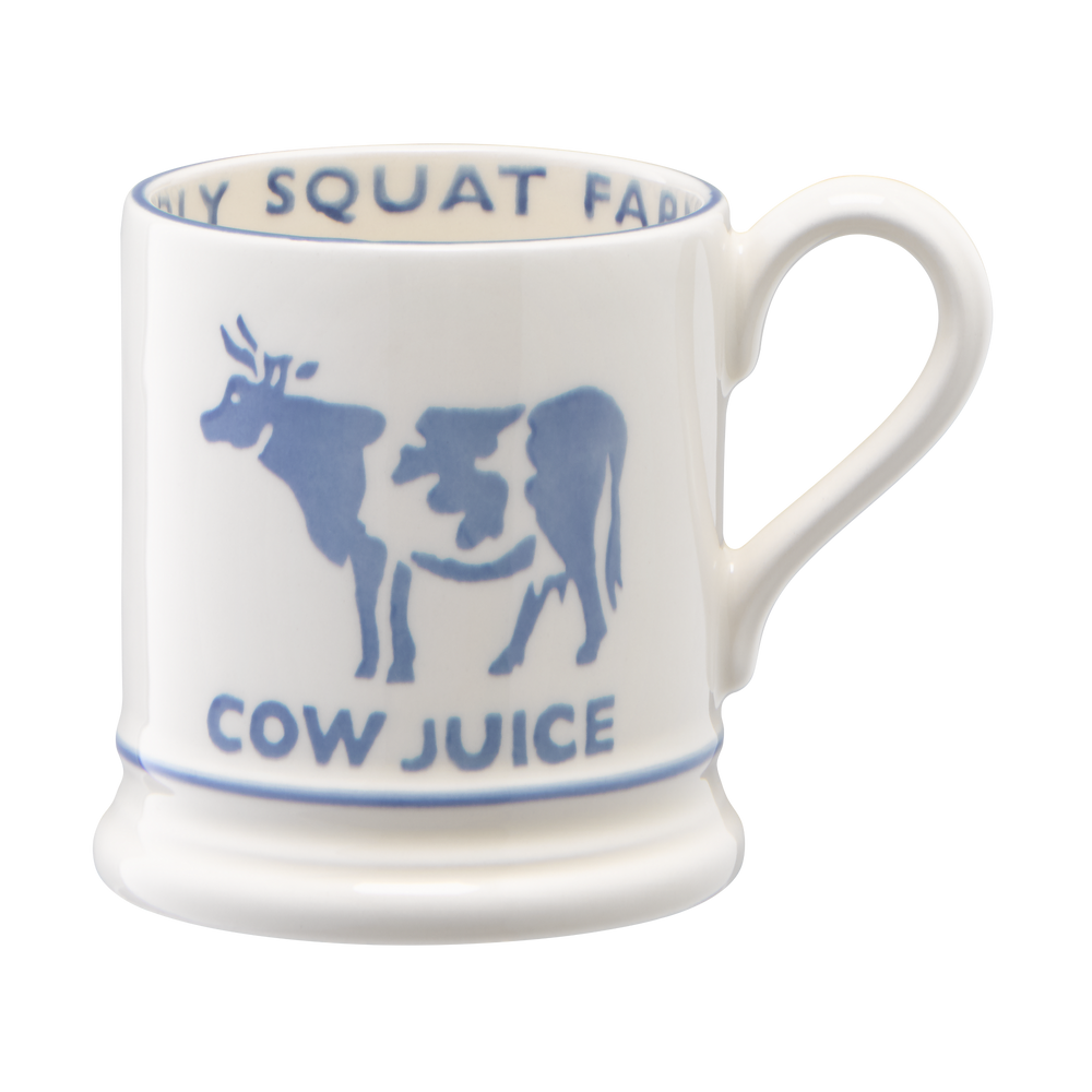 Emma Bridgewater x Diddly Squat Cow Juice 1/2 Pint Mug