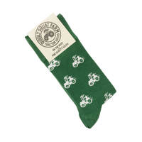 Green Tractor Socks