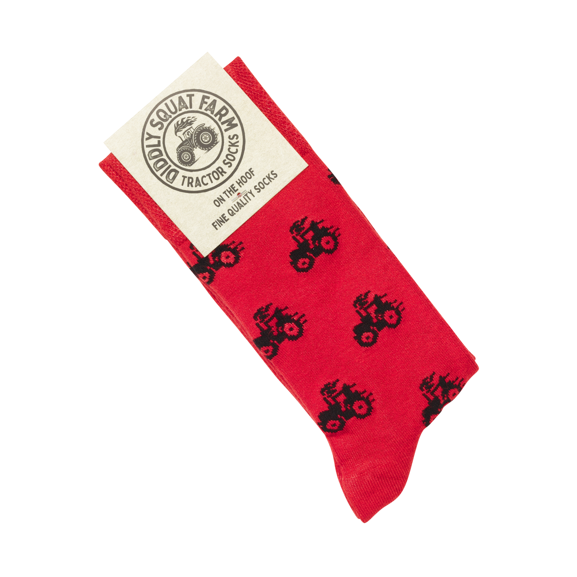 Red Tractor Socks