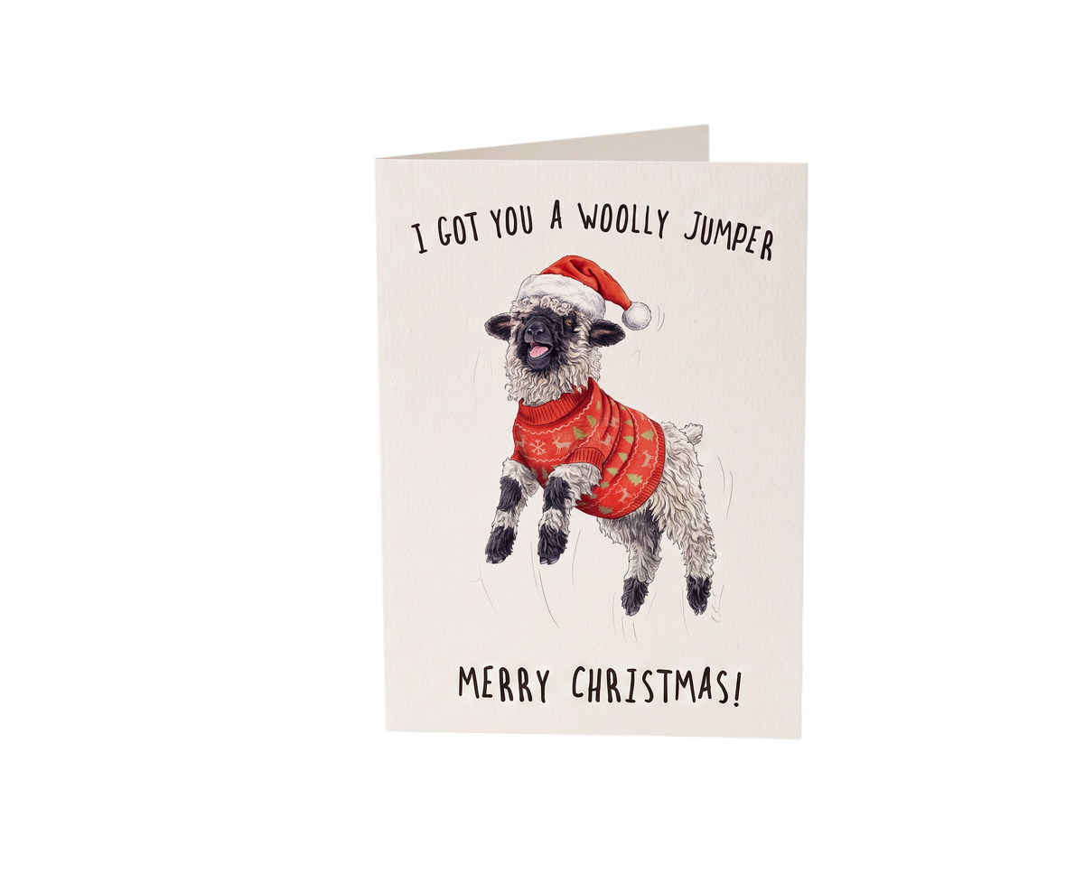 Plantable Xmas Card Sheep