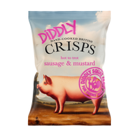 1 x 40g pack of Sausage & Mustard Crisps