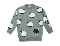 Green Sheep Knit Jumper