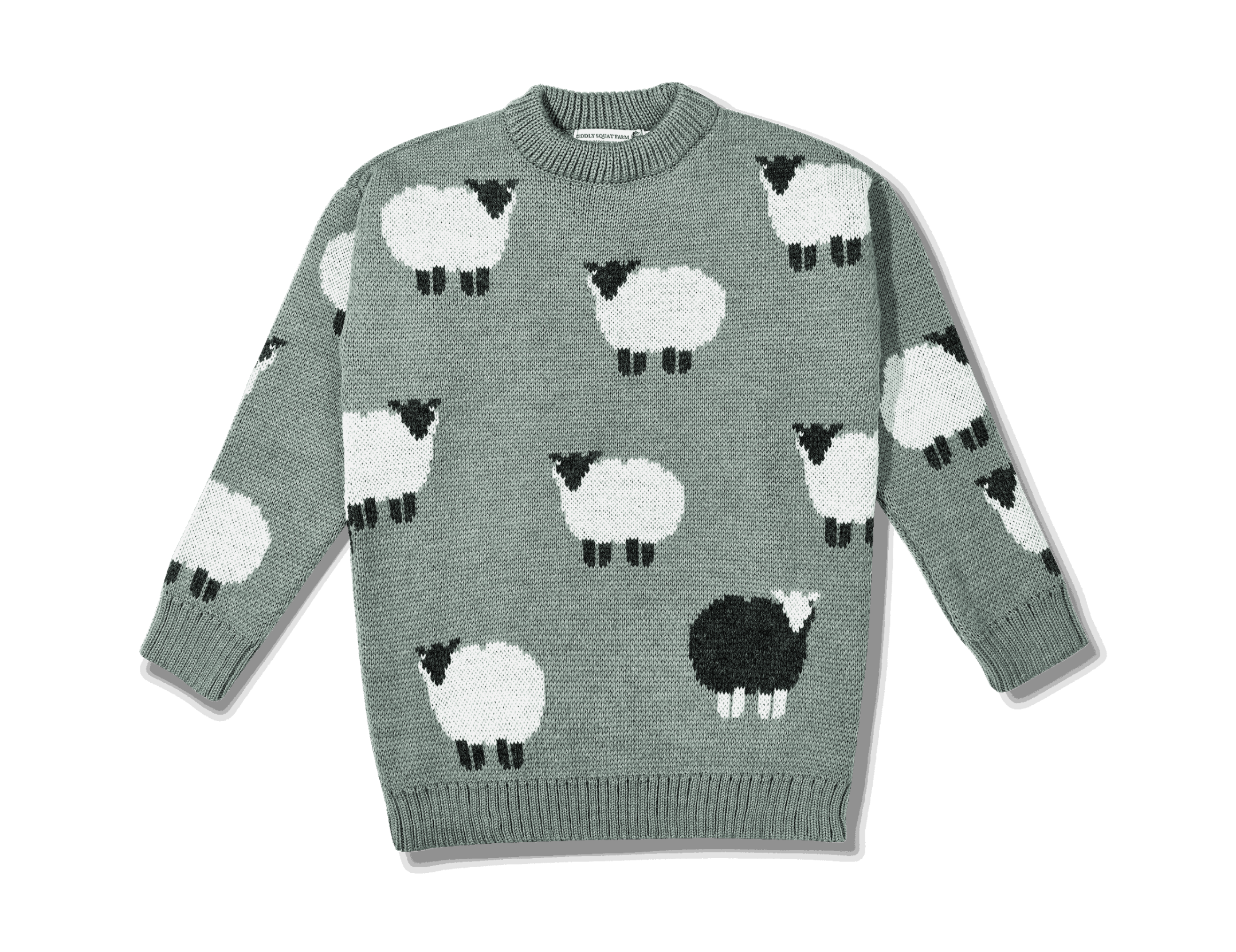 Green Sheep Knit Jumper