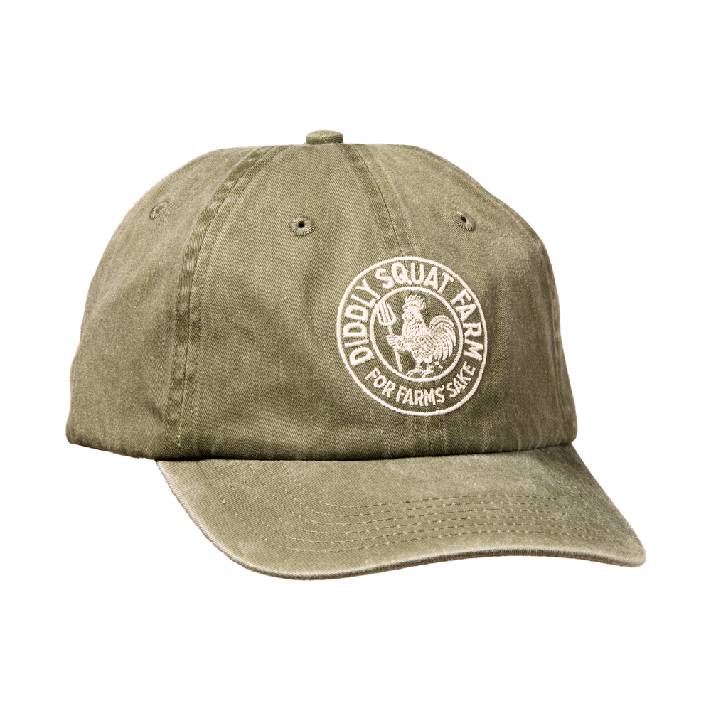Olive Cockerel Baseball Cap