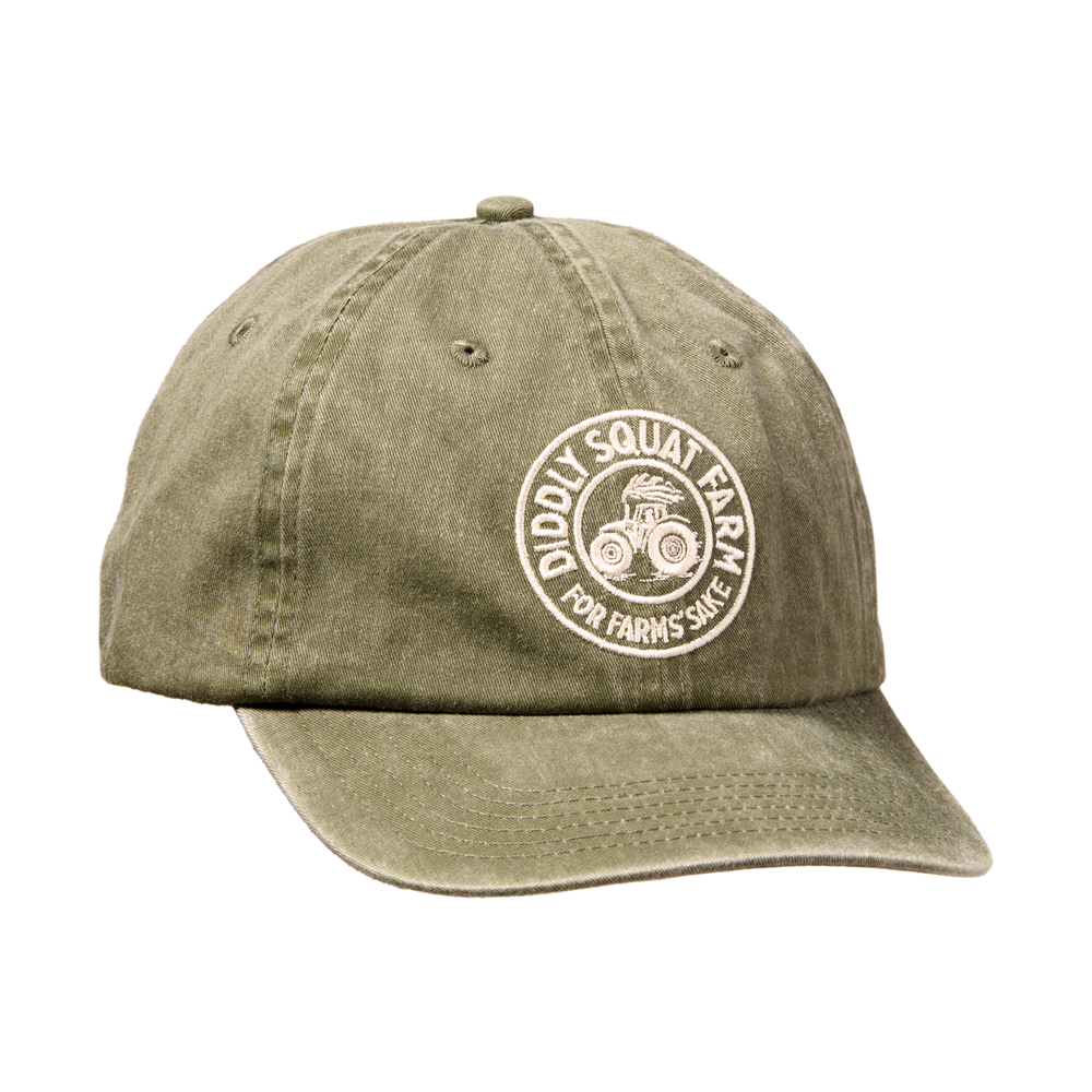 Olive Tractor Baseball Cap