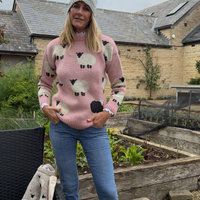 Pink Sheep Knit Jumper