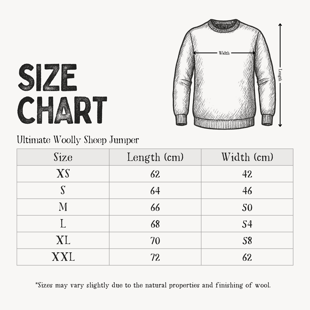 The Ultimate Woolly Sheep Jumper