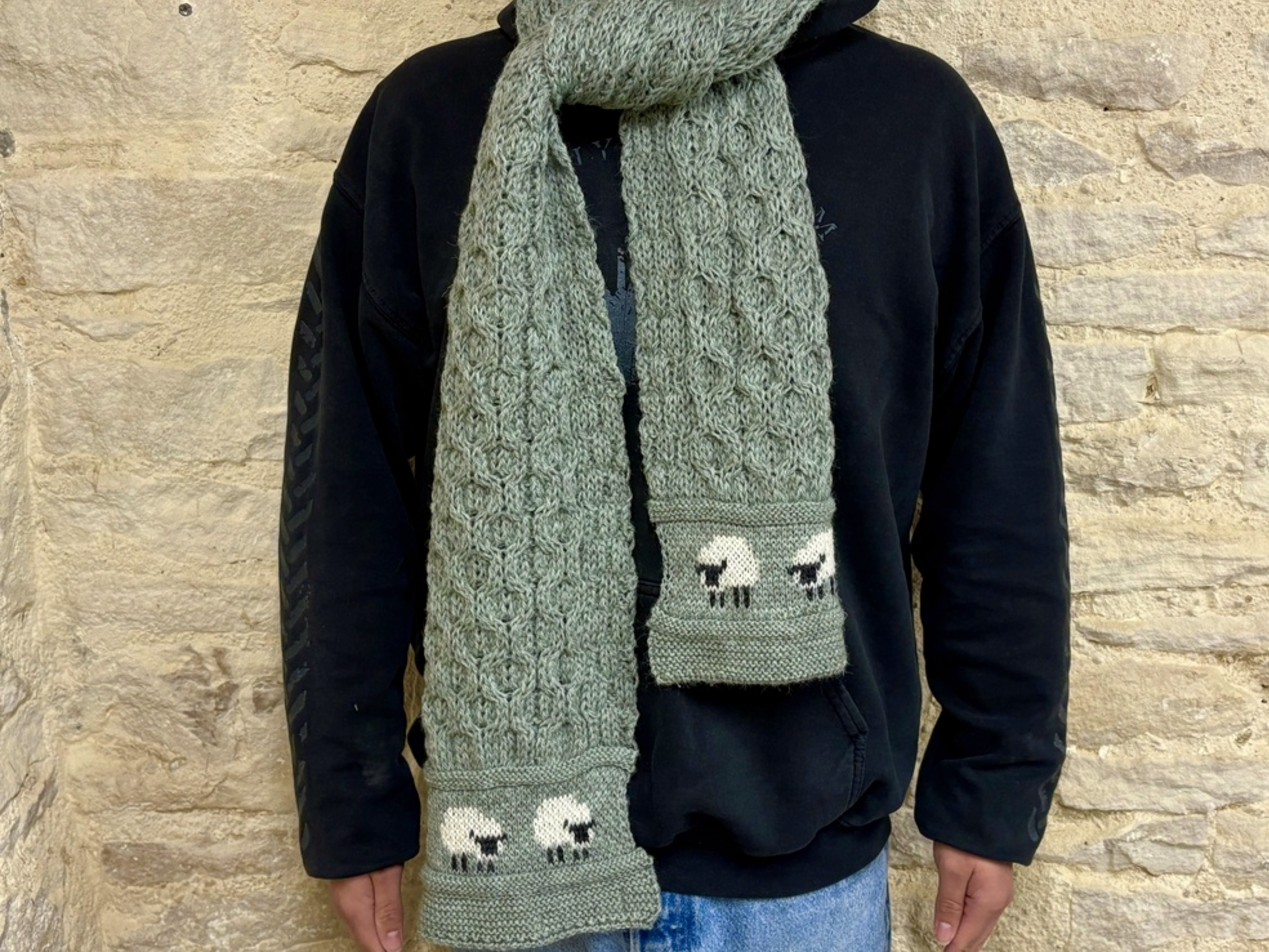 Woolly Sheep Scarf