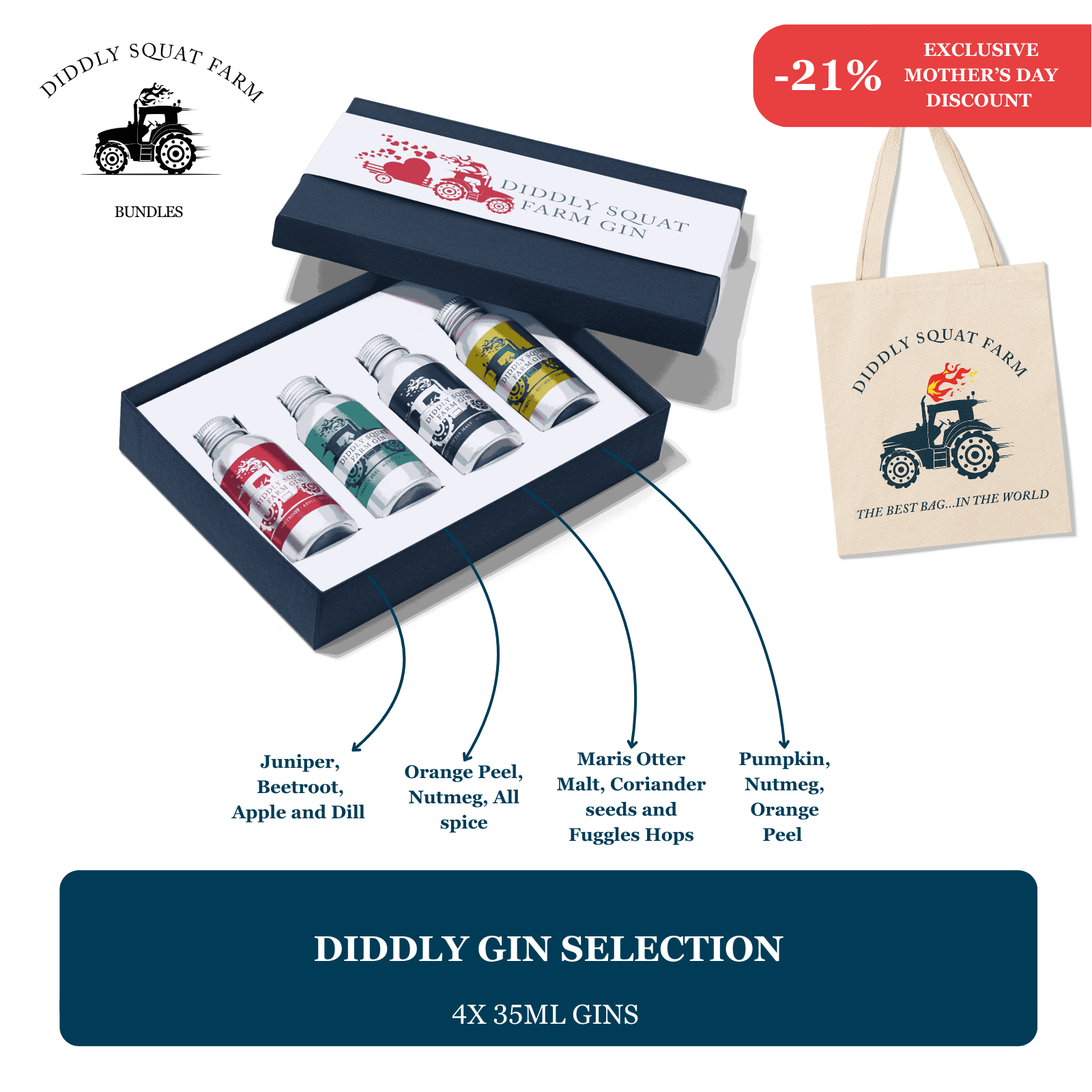 Diddly Gin Selection - Mother's Day Bundles