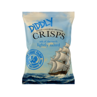 Box of 24x40g Diddly Squat Farm Hand Cooked Crisps: Lightly Salted