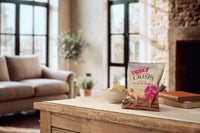 Box of 24x40g Diddly Squat Farm Hand Cooked Crisps: Sausage and Mustard
