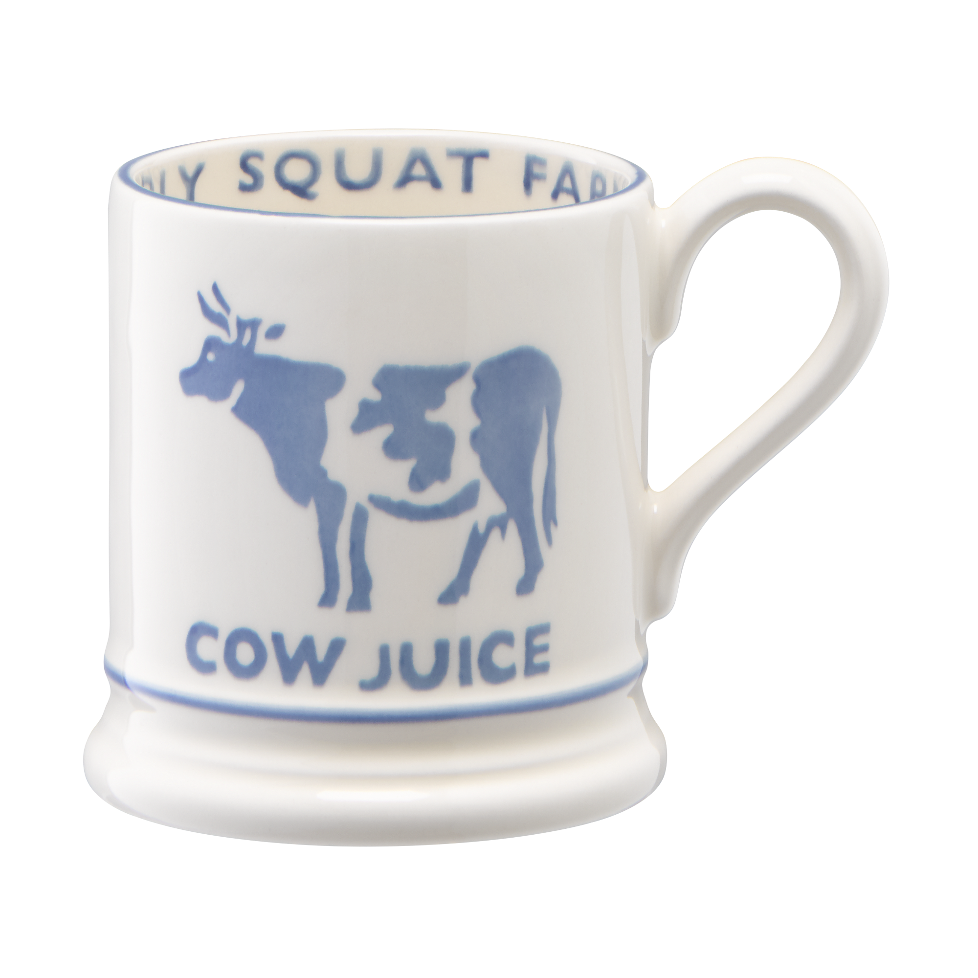 Emma Bridgewater x Diddly Squat Cow Juice 1/2 Pint Mug