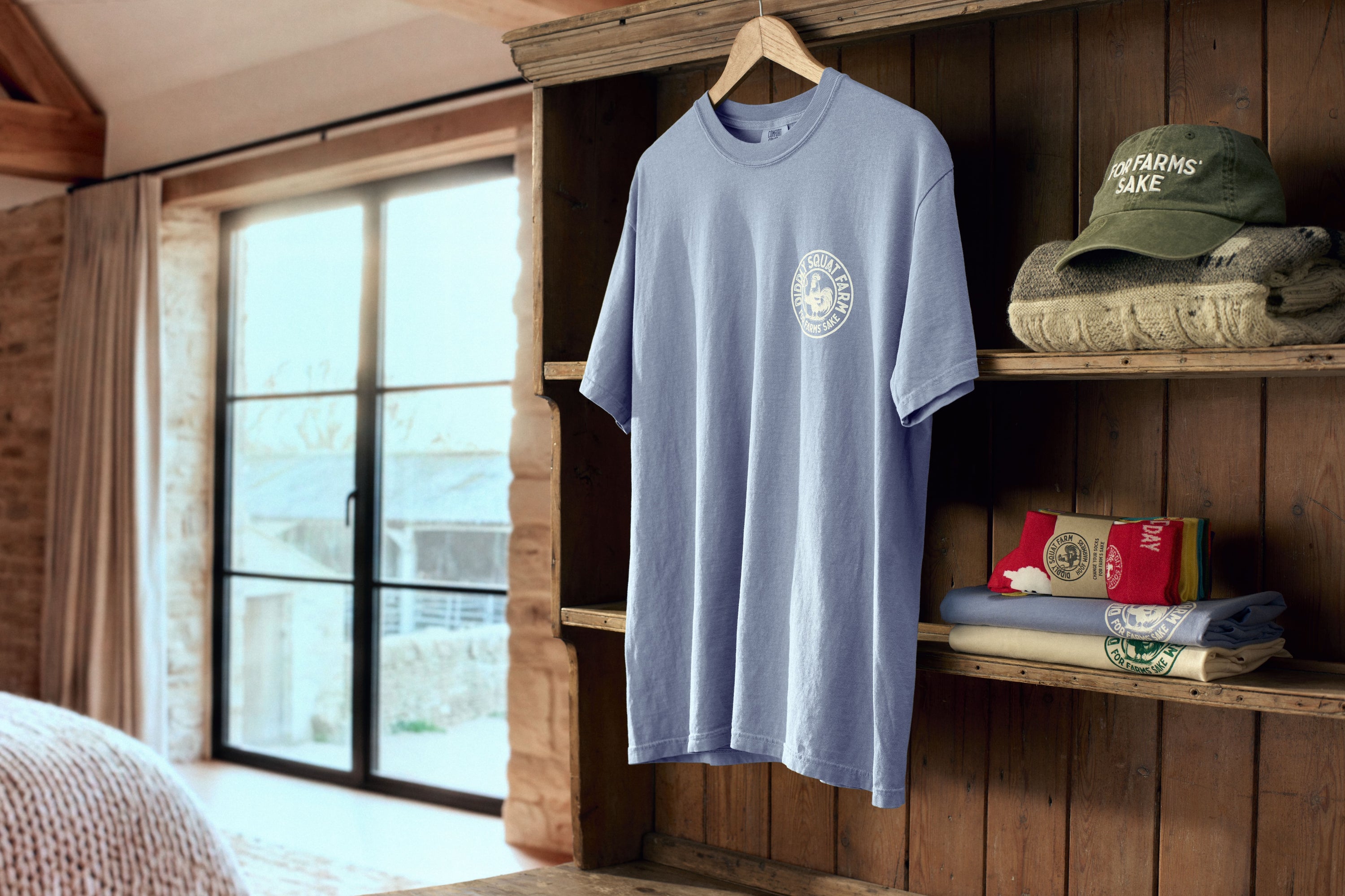 Blue Cockerel T-Shirt