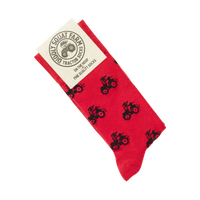 Red Tractor Socks