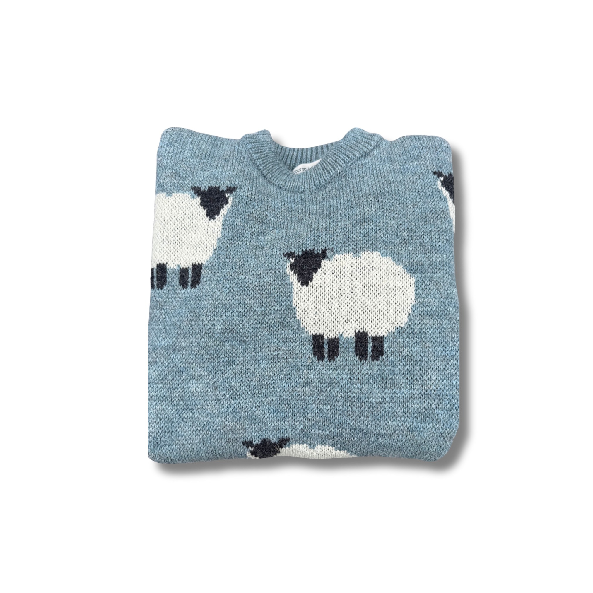 Blue Sheep Knit Jumper