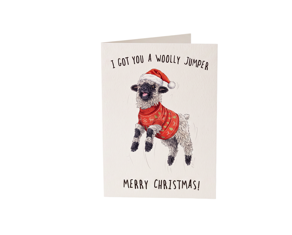 Plantable Xmas Card Sheep