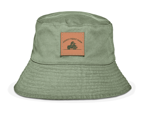 Bucket Hat Green Diddly Squat Farm Shop
