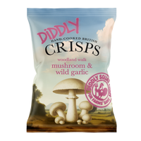 1 x 40g pack of Mushroom & Garlic Crisps