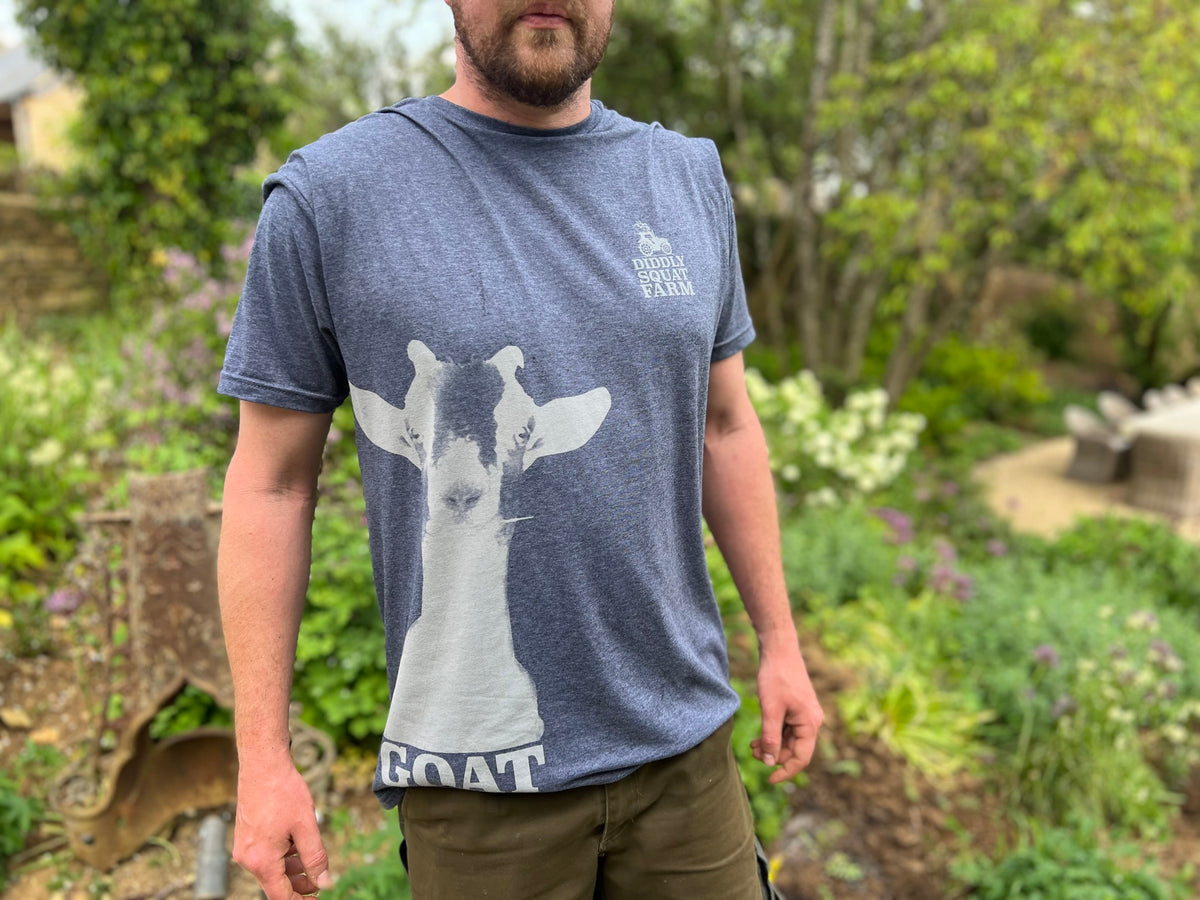 Goat Shirt - Navy – Diddly Squat Farm Shop