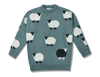 Blue Sheep Knit Jumper
