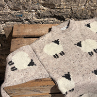 Oatmeal Sheep Knit Jumper
