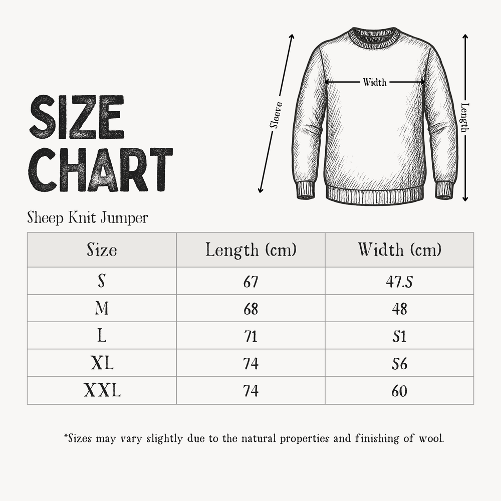 Blue Sheep Knit Jumper