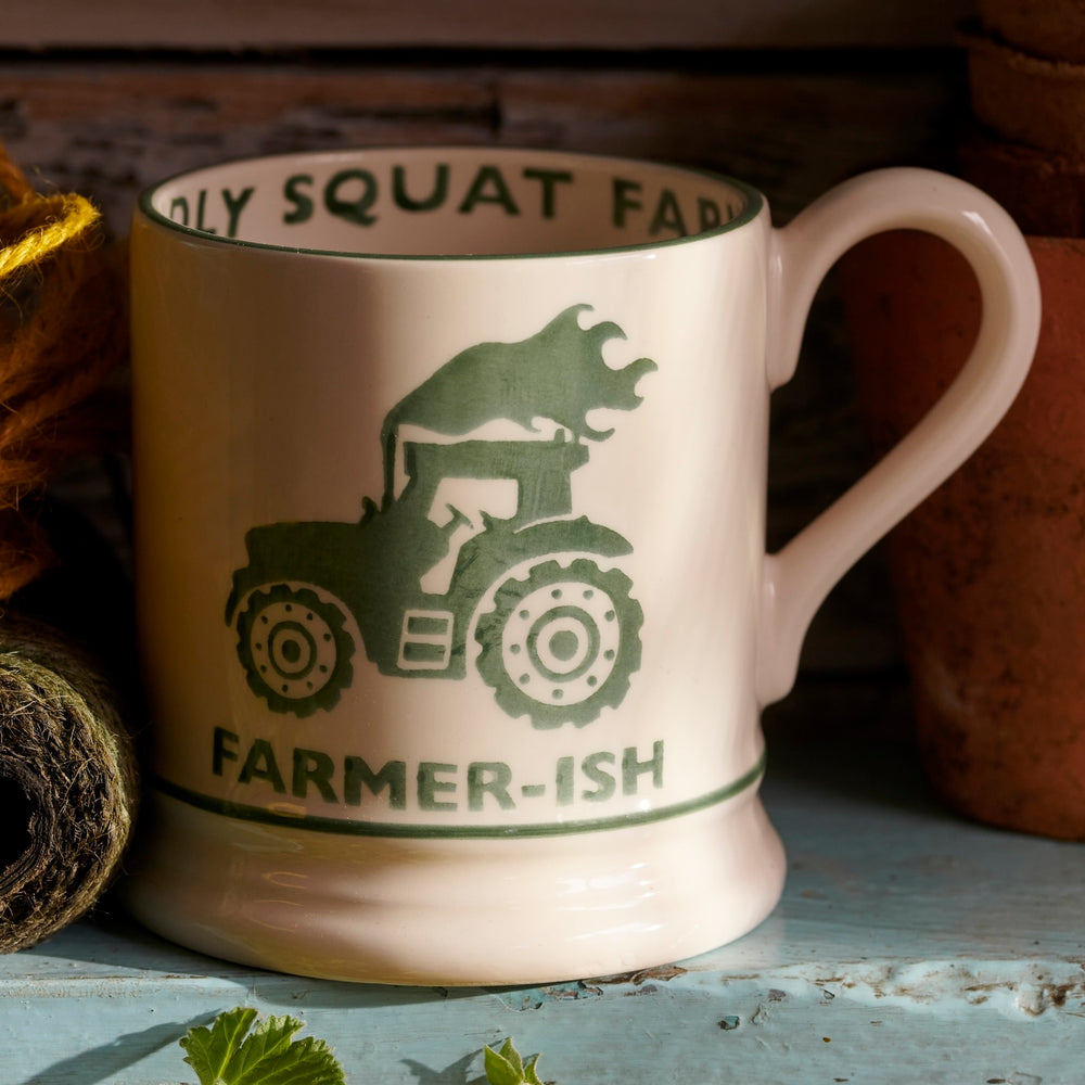 Emma Bridgewater x Diddly Squat Farmerish 1/2 Pint Mug