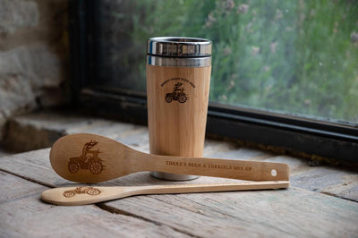 Travel Cup and Wooden Spoon Offer