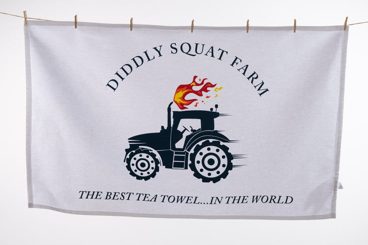 The Best Tractor Tea Towel